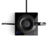 top view on white background of stagg fellow electric kettle